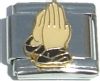 CT1044 Praying Hands Italian Charm