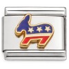 CT1061 Democrat Donkey Italian Charm