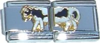 CT1062 Double Link Cow Italian Charm