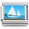 CT1121 Sailboat Picture Italian Charm