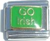 CT1133 Go Irish (on green) Italian Charm