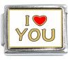 CT1139 I Love You Photo Italian Charm