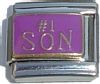 CT1143 #1 Son Purple Italian Charm