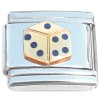 CT1196 Single Die Rolling Dice Italian Charm