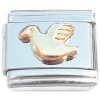 CT1228 Flying Bird Goldtone Italian Charm
