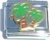 CT1276 Double Palm Trees Italian Charm