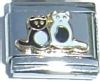 CT1278 Two Cats Italian Charm