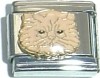 CT1320 Furry Cat Face Italian Charm