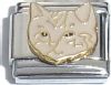 CT1324 Cat Face Italian Charm