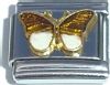 CT1326 Golden Butterfly Italian Charm