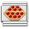 CT1329 Bling Red Lips Italian Charm