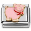 CT1391 Pink Pig Italian Charm