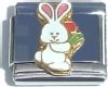 Hopping Bunny Italian Charm