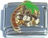 Tree and Monkey Italian Charm