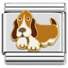 CT1501 Blood Hound or Weener Dog Italian Charm