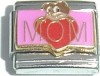 CT1540 MOM with Red Heart Italian Charm