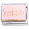 CT1545 Sweethearts on Pink Italian Charm