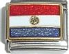 CT1574 Flag of Paraguay Italian Charm 