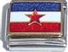 CT1585 Flag of old Yugoslavia Italian Charm