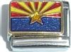 CT1588 Flag of Arizona Italian Charm