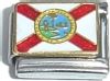 CT1590 Flag of Florida Italian Charm