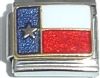 CT1599 Flag of Texas Italian Charm