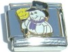 CT1600 Snowman Italian Charm