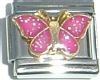 Butterfly with Glitter (pink)
