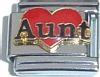 CT1608 Aunt on Red Heart Italian Charm