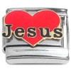 CT1629 Jesus Red Heart Italian Charm