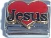 CT1629 Jesus Red Heart Italian Charm