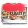 CT1635 Cooking on Red Heart Italian Charm