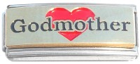 CT1641 Godmother Heart Superlink Italian Charm