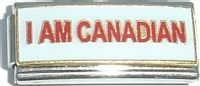 CT1661 I AM CANADIAN Superlink Italian Charm