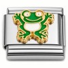 CT1674 Smiling Frog Italian Charm