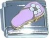 CT1692E Pink Flip Flop white Flower Italian Charm