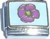 CT1715 Purple Flower Italian Charm