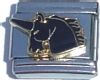 CT1720K Unicorn in Black Italian Charm