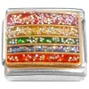 CT1756 Glitter Rainbow Flag Italian Charm