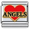 CT1802 Angels on Red Heart Italian Charm