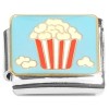 CT1834 Bucket of Popcorn Italian Charm