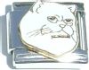 CT1857 White Cat Italian Charm