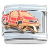 CT1861 Red Pickup Truck Italian Charm