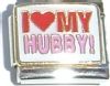 CT1890 I Love My Hubby Italian Charm