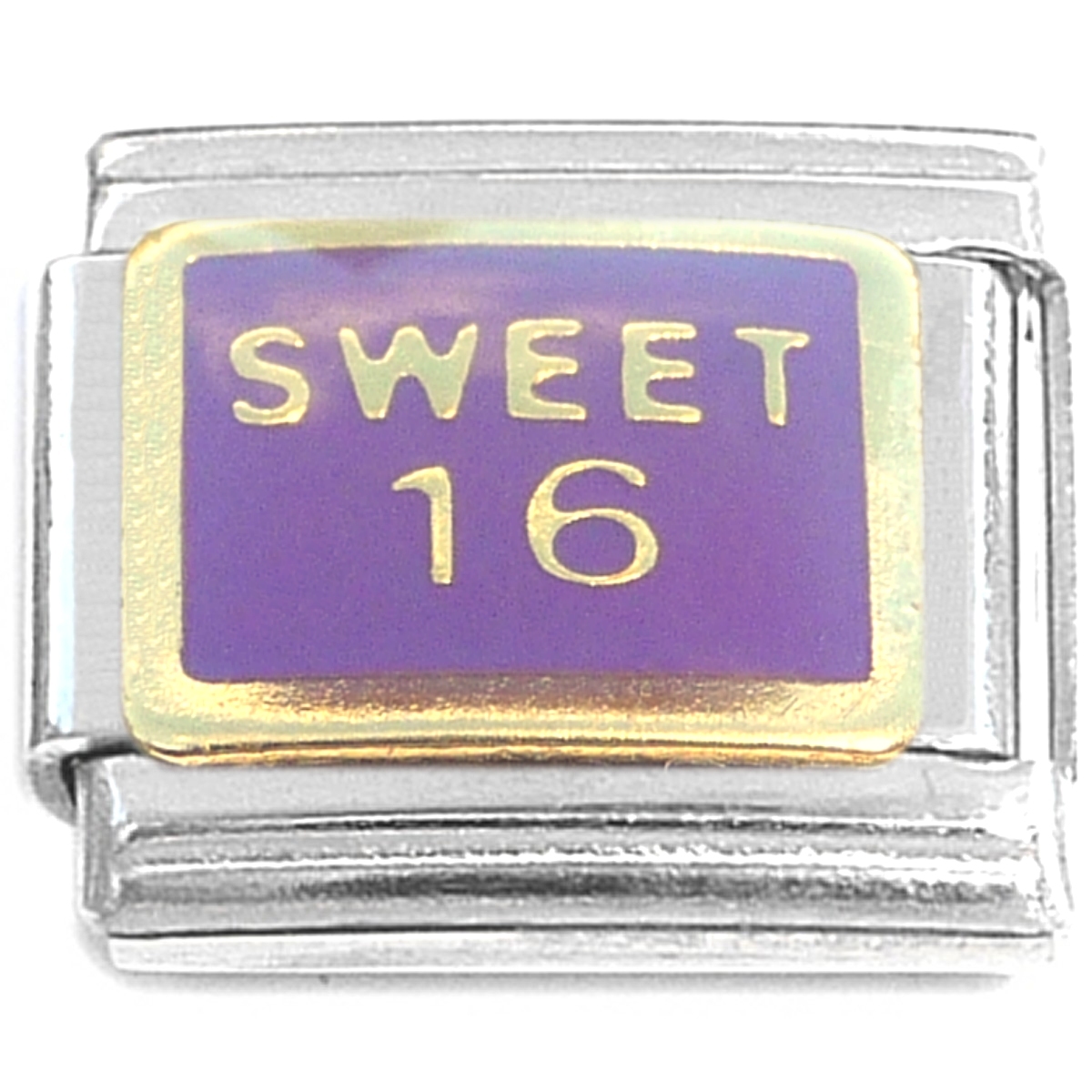 CT1909 Sweet 16 (on purple) Italian Charm