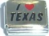 CT1912 I Love Texas Italian Charm
