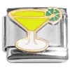 CT1960 Margarita Mixed Drink with Lime Italian Charm