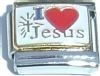CT1961 I Love Jesus Italian Charm