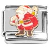 CT2049 Glitter Red Santa Italian Charm