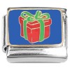 CT2053 Christmas Present Holiday Red Green Italian Charm